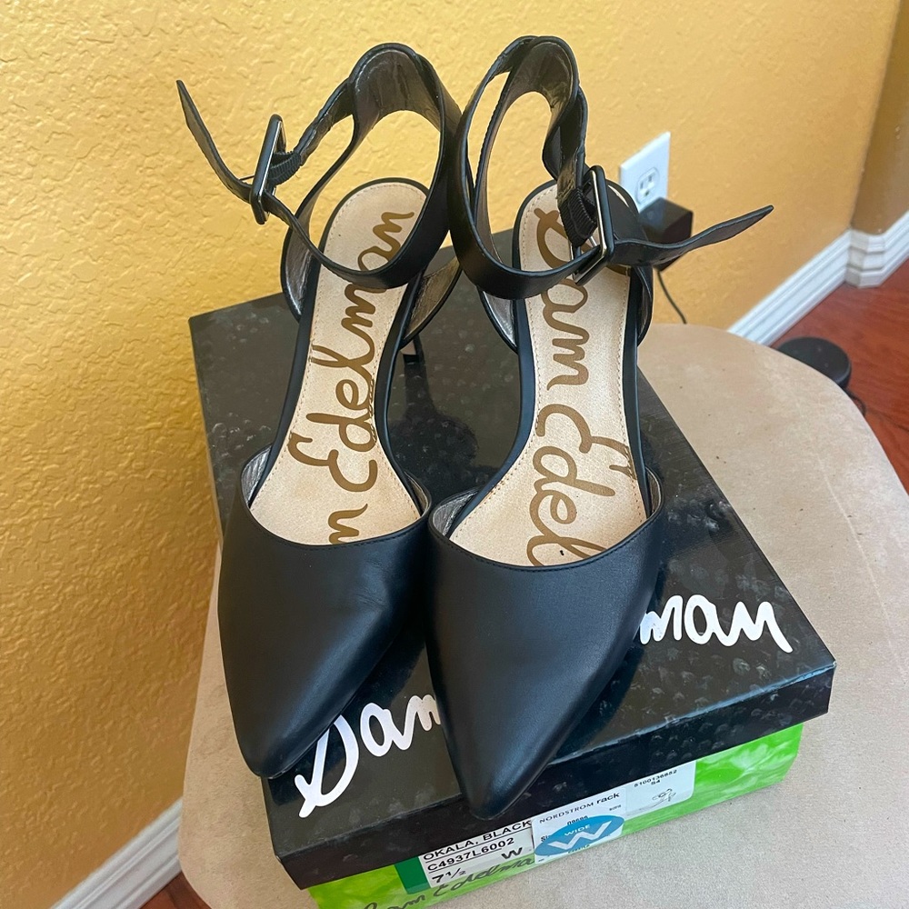 Sam Edelman Black Heels